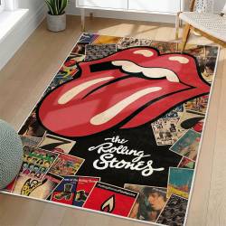 The Rolling Stones Area Rug Non-slip Rock Music Carpet Gift Idea For Fans TRS116