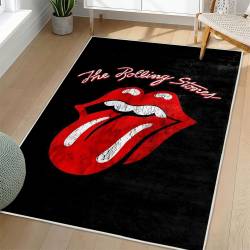 The Rolling Stones Area Rug Non-slip Rock Music Carpet Gift Idea For Fans TRS117