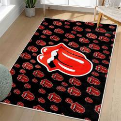 The Rolling Stones Area Rug Non-slip Rock Music Carpet Gift Idea For Fans TRS119