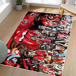 The Rolling Stones Area Rug Non-slip Rock Music Carpet Gift Idea For Fans TRS126