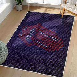 The Rolling Stones Area Rug Non-slip Rock Music Carpet Gift Idea For Fans TRS128