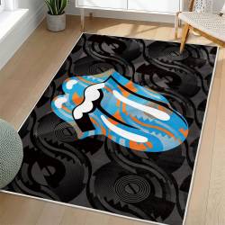 The Rolling Stones Area Rug Non-slip Rock Music Carpet Gift Idea For Fans TRS131