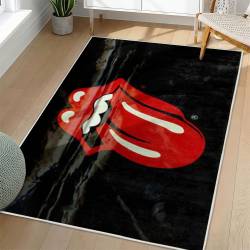 The Rolling Stones Area Rug Non-slip Rock Music Carpet Gift Idea For Fans TRS133