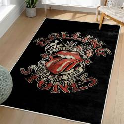 The Rolling Stones Area Rug Non-slip Rock Music Carpet Gift Idea For Fans TRS141