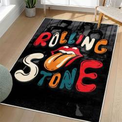 The Rolling Stones Area Rug Non-slip Rock Music Carpet Gift Idea For Fans TRS146