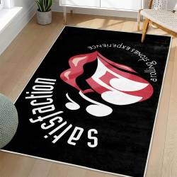 The Rolling Stones Area Rug Non-slip Rock Music Carpet Gift Idea For Fans TRS147