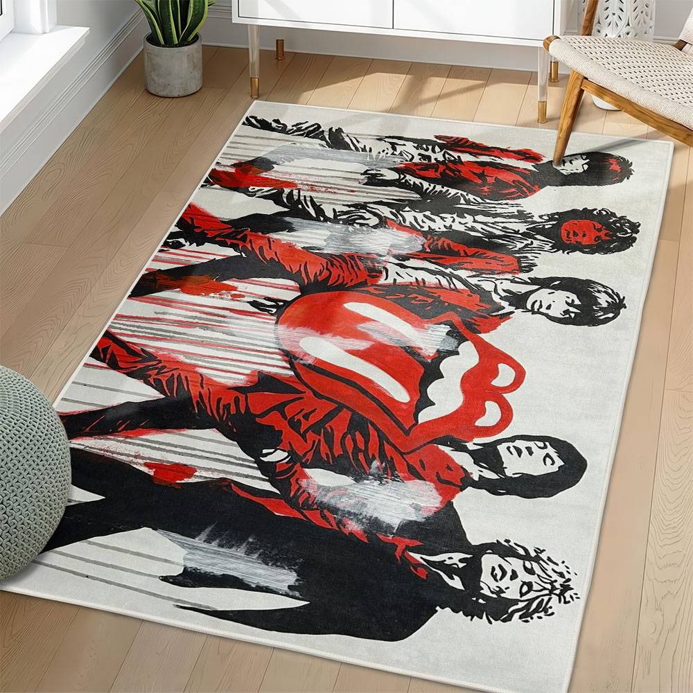 The Rolling Stones Area Rug Non-slip Rock Music Carpet Gift Idea For Fans TRS149