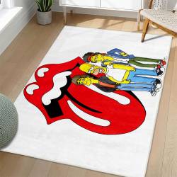 The Rolling Stones Area Rug Non-slip Rock Music Carpet Gift Idea For Fans TRS151