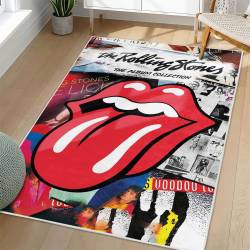 The Rolling Stones Area Rug Non-slip Rock Music Carpet Gift Idea For Fans TRS153