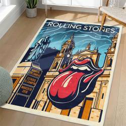 The Rolling Stones Area Rug Non-slip Rock Music Carpet Gift Idea For Fans TRS157
