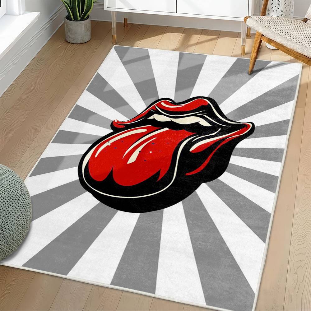 The Rolling Stones Area Rug Non-slip Rock Music Carpet Gift Idea For Fans TRS160