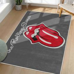 The Rolling Stones Area Rug Non-slip Rock Music Carpet Gift Idea For Fans TRS162