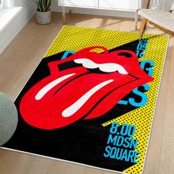 The Rolling Stones Area Rug Non-slip Rock Music Carpet Gift Idea For Fans TRS164