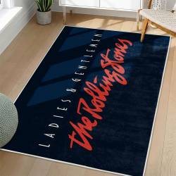 The Rolling Stones Area Rug Non-slip Rock Music Carpet Gift Idea For Fans TRS165