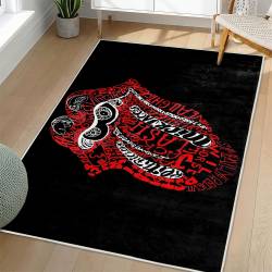 The Rolling Stones Area Rug Non-slip Rock Music Carpet Gift Idea For Fans TRS168