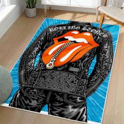 The Rolling Stones Area Rug Non-slip Rock Music Carpet Gift Idea For Fans TRS87