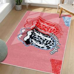 The Rolling Stones Area Rug Non-slip Rock Music Carpet Gift Idea For Fans TRS88