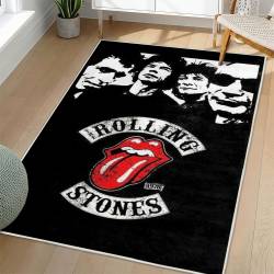 The Rolling Stones Area Rug Non-slip Rock Music Carpet Gift Idea For Fans TRS92