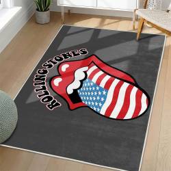 The Rolling Stones Area Rug Non-slip Rock Music Carpet Gift Idea For Fans TRS97