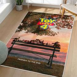 Toy Story Area Rug Non-Slip Cartoon Carpet Home Decor Gift Idea For Fans ATS101