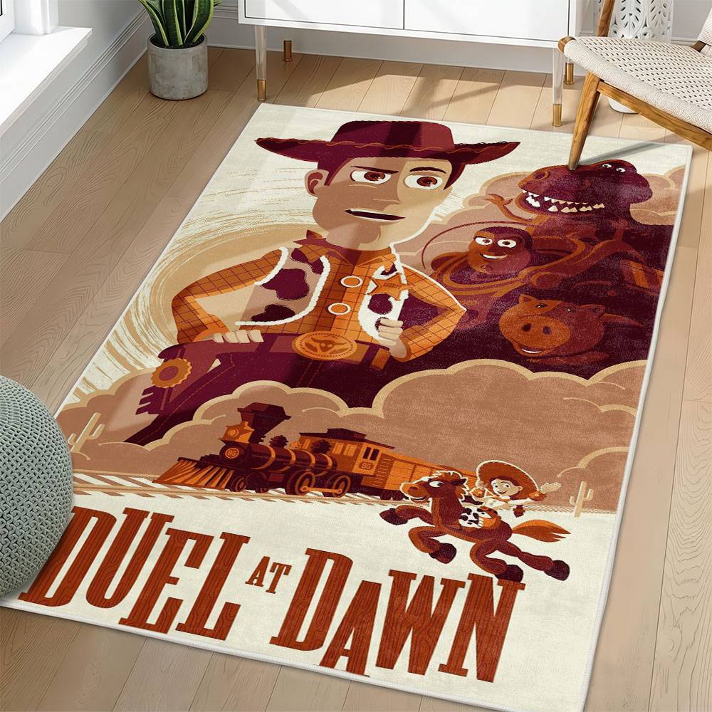 Toy Story Area Rug Non-Slip Cartoon Carpet Home Decor Gift Idea For Fans ATS103