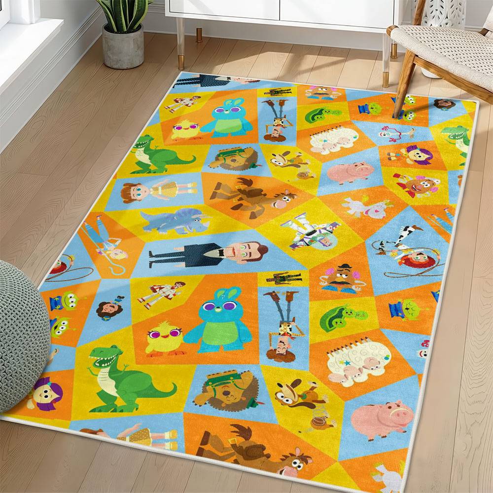 Toy Story Area Rug Non-Slip Cartoon Carpet Home Decor Gift Idea For Fans ATS112