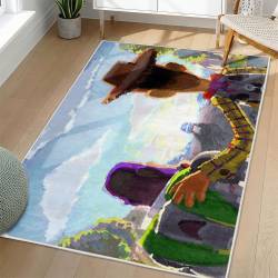 Toy Story Area Rug Non-Slip Cartoon Carpet Home Decor Gift Idea For Fans ATS117