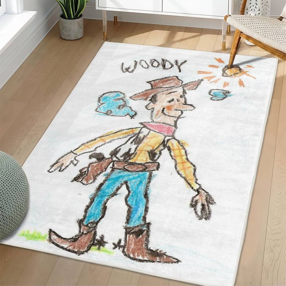 Toy Story Area Rug Non-Slip Cartoon Carpet Home Decor Gift Idea For Fans ATS121