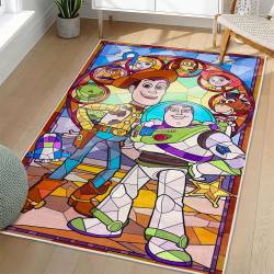 Toy Story Area Rug Non-Slip Cartoon Carpet Home Decor Gift Idea For Fans ATS123