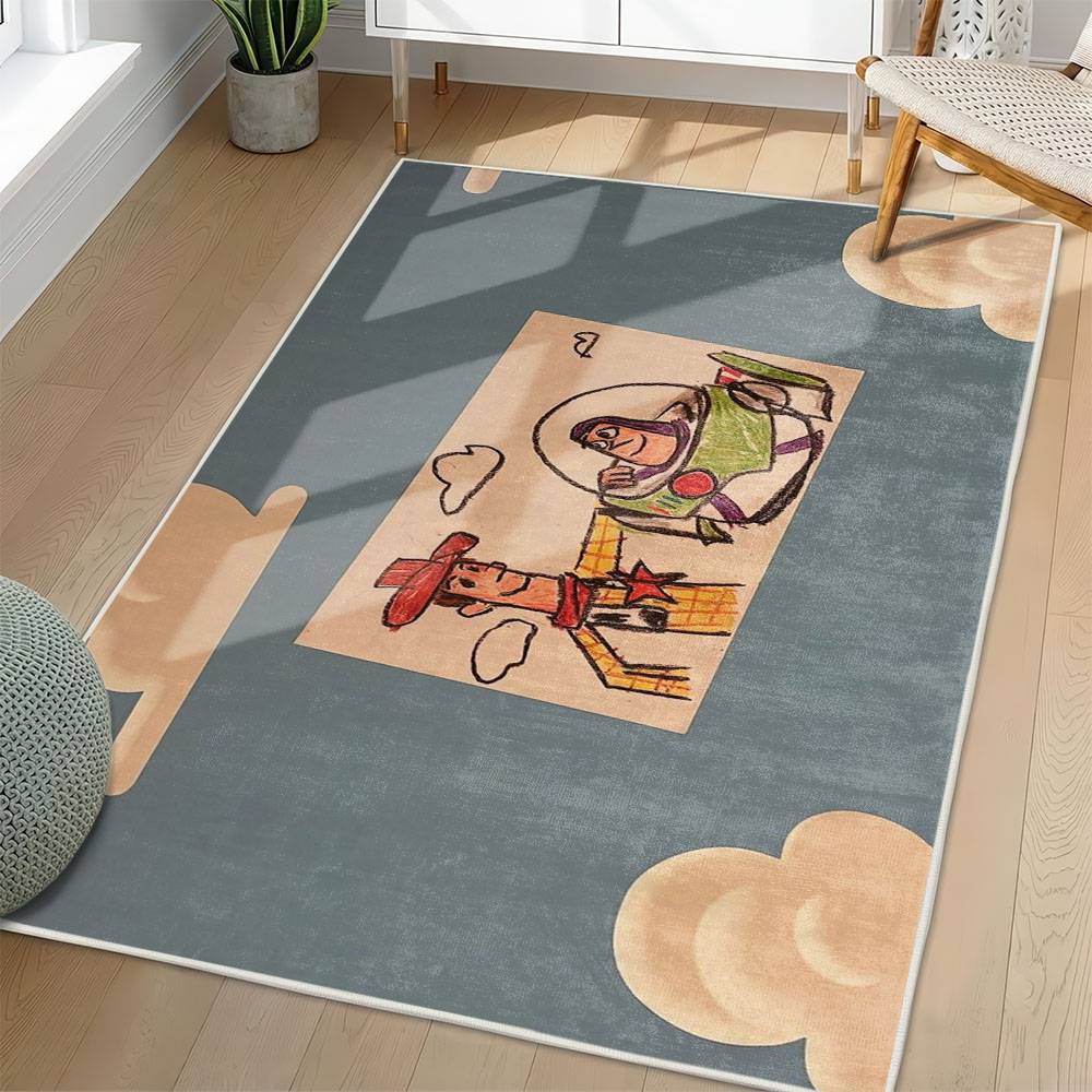Toy Story Area Rug Non-Slip Cartoon Carpet Home Decor Gift Idea For Fans ATS124
