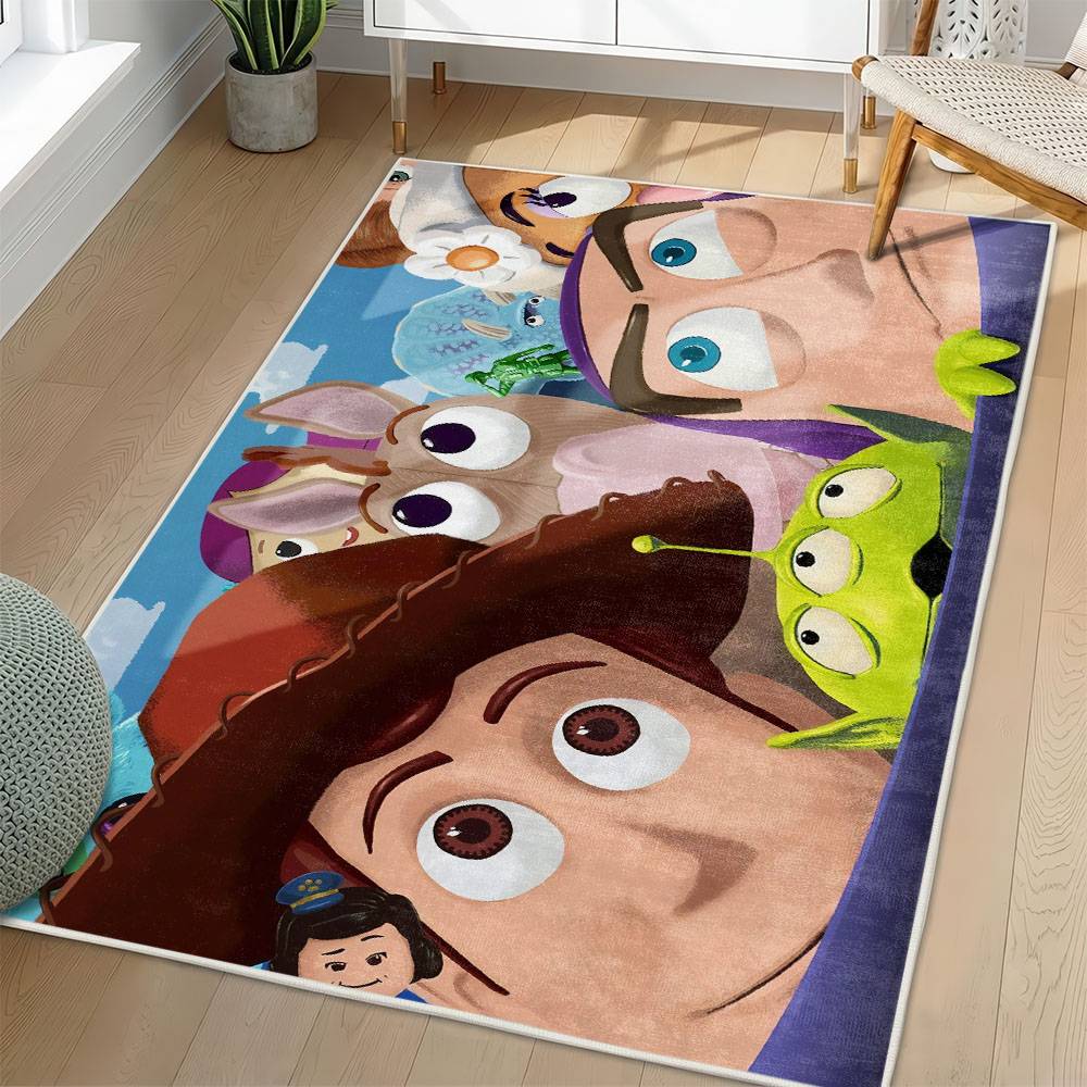 Toy Story Area Rug Non-Slip Cartoon Carpet Home Decor Gift Idea For Fans ATS126