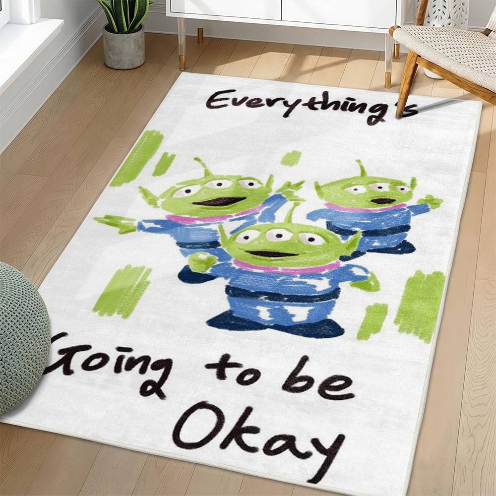 Toy Story Area Rug Non-Slip Cartoon Carpet Home Decor Gift Idea For Fans ATS127
