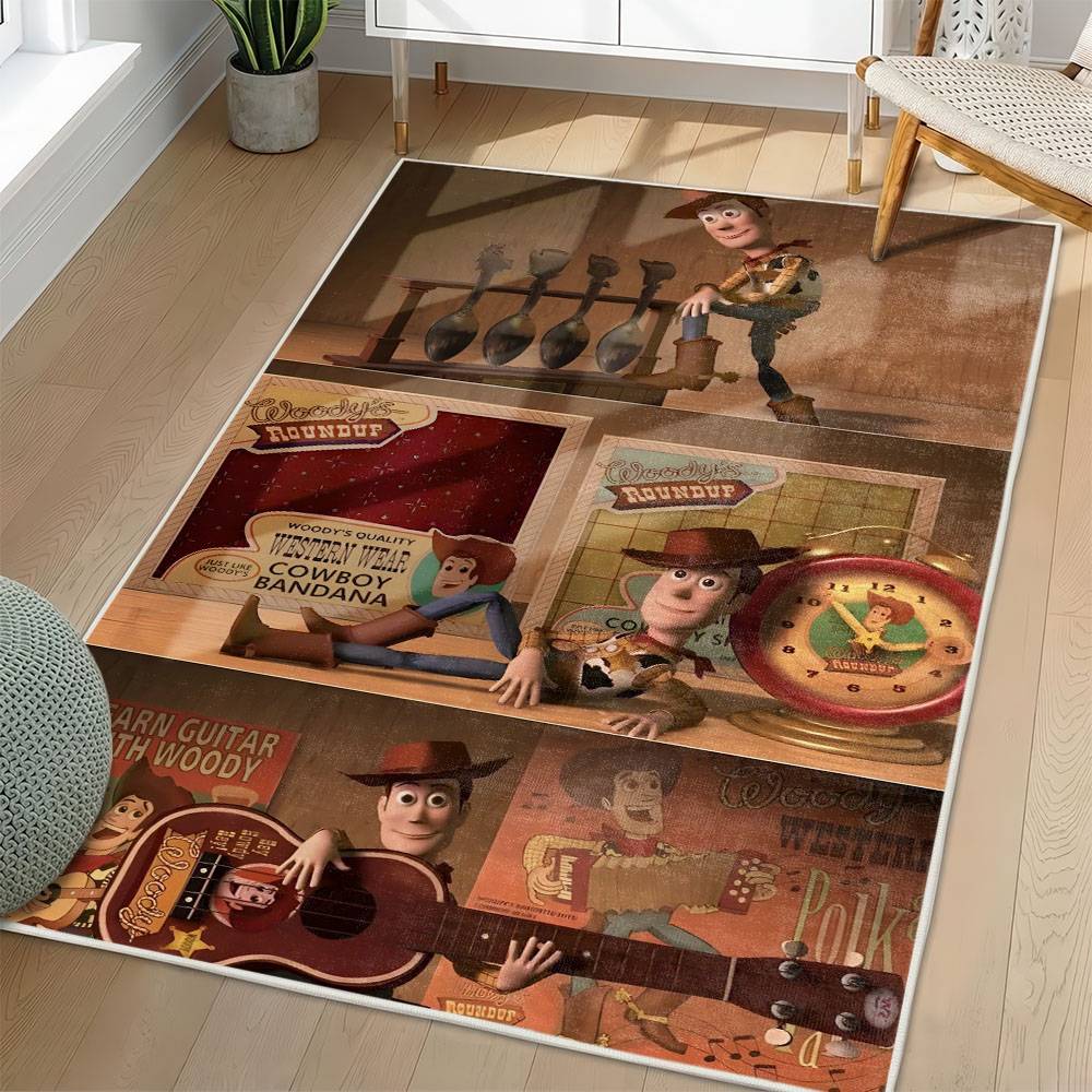 Toy Story Area Rug Non-Slip Cartoon Carpet Home Decor Gift Idea For Fans ATS130