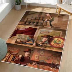 Toy Story Area Rug Non-Slip Cartoon Carpet Home Decor Gift Idea For Fans ATS130