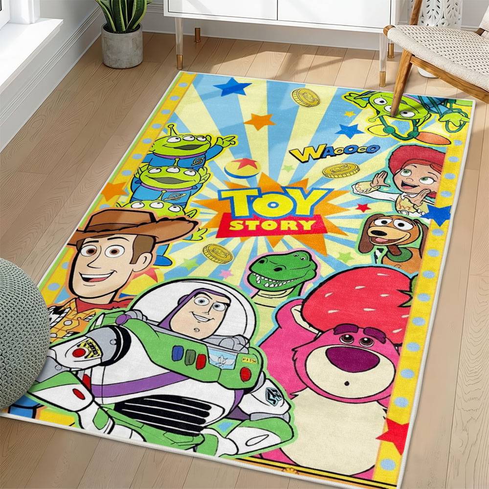 Toy Story Area Rug Non-Slip Cartoon Carpet Home Decor Gift Idea For Fans ATS135
