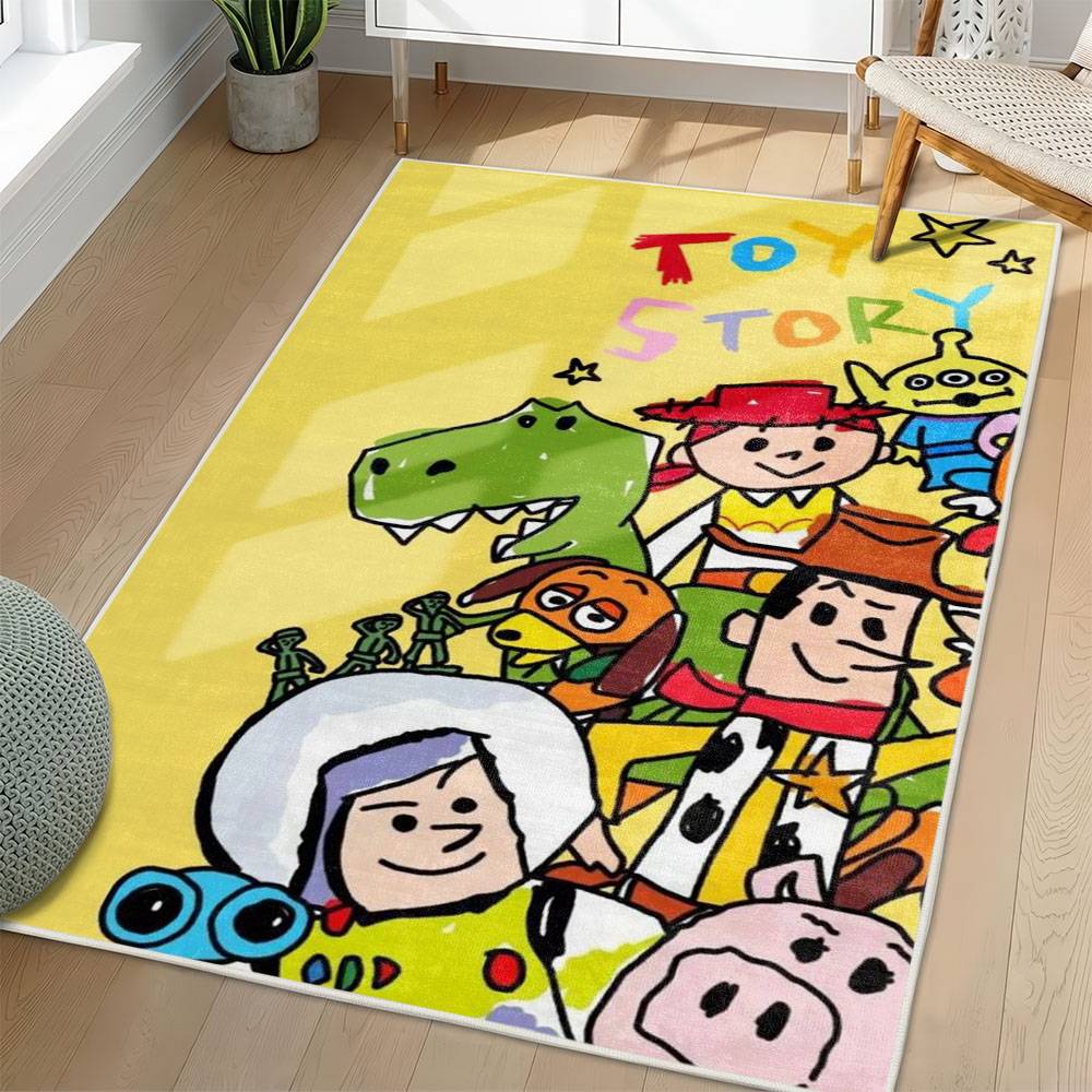 Toy Story Area Rug Non-Slip Cartoon Carpet Home Decor Gift Idea For Fans ATS144
