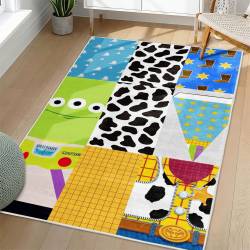 Toy Story Area Rug Non-Slip Cartoon Carpet Home Decor Gift Idea For Fans ATS147