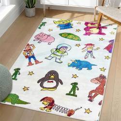 Toy Story Area Rug Non-Slip Cartoon Carpet Home Decor Gift Idea For Fans ATS148