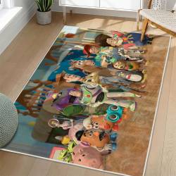 Toy Story Area Rug Non-Slip Cartoon Carpet Home Decor Gift Idea For Fans ATS159