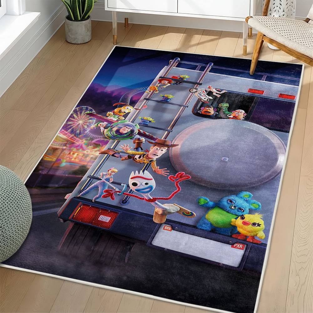 Toy Story Area Rug Non-Slip Cartoon Carpet Home Decor Gift Idea For Fans ATS166