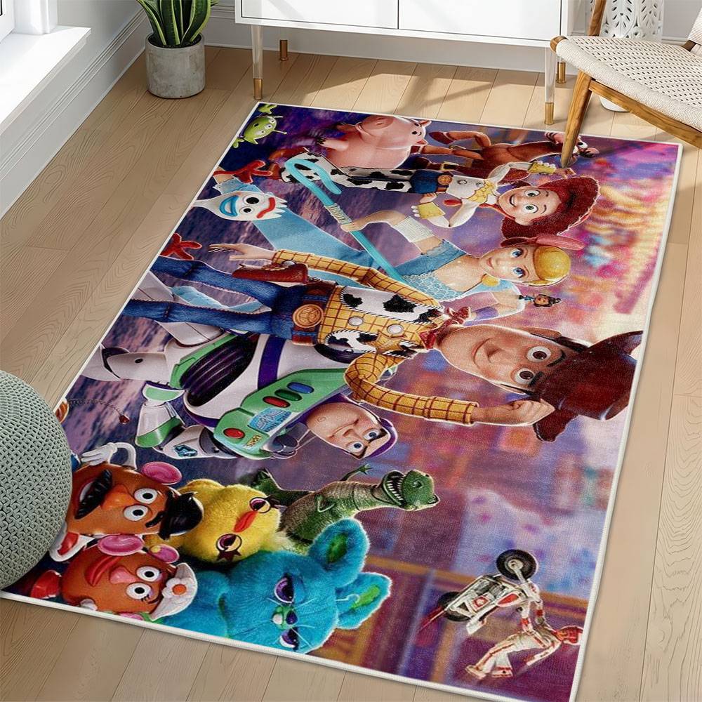 Toy Story Area Rug Non-Slip Cartoon Carpet Home Decor Gift Idea For Fans ATS44
