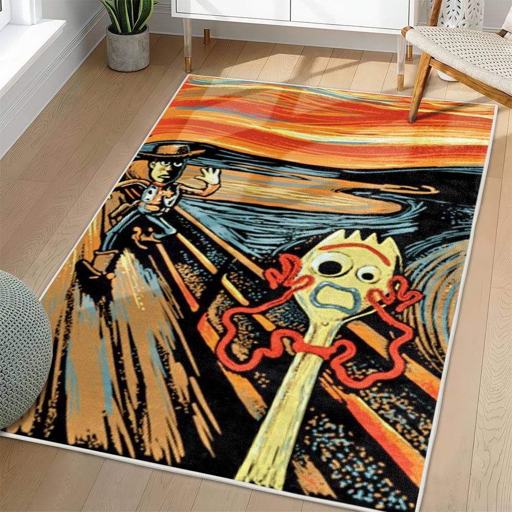 Toy Story Area Rug Non-Slip Cartoon Carpet Home Decor Gift Idea For Fans ATS45