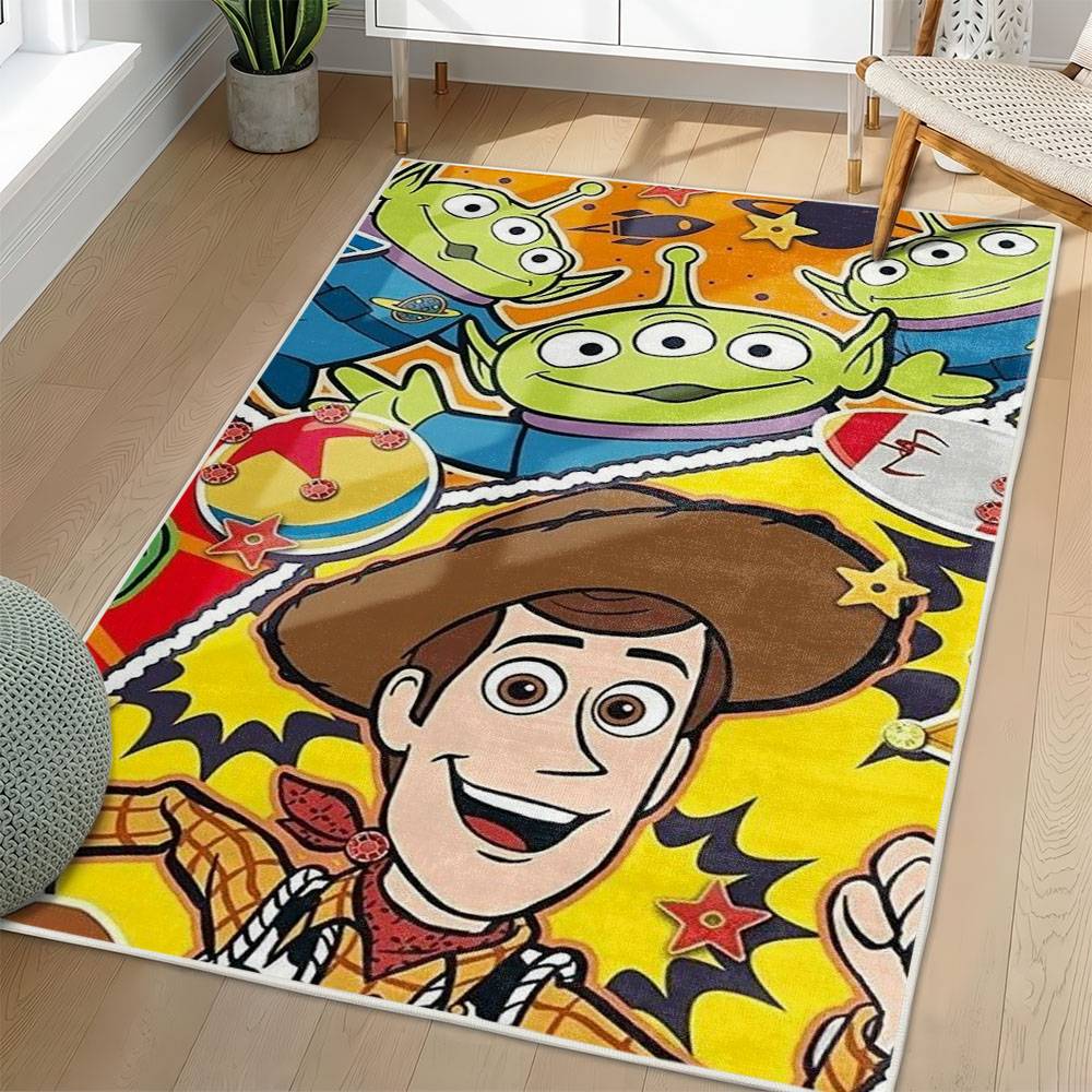 Toy Story Area Rug Non-Slip Cartoon Carpet Home Decor Gift Idea For Fans ATS53