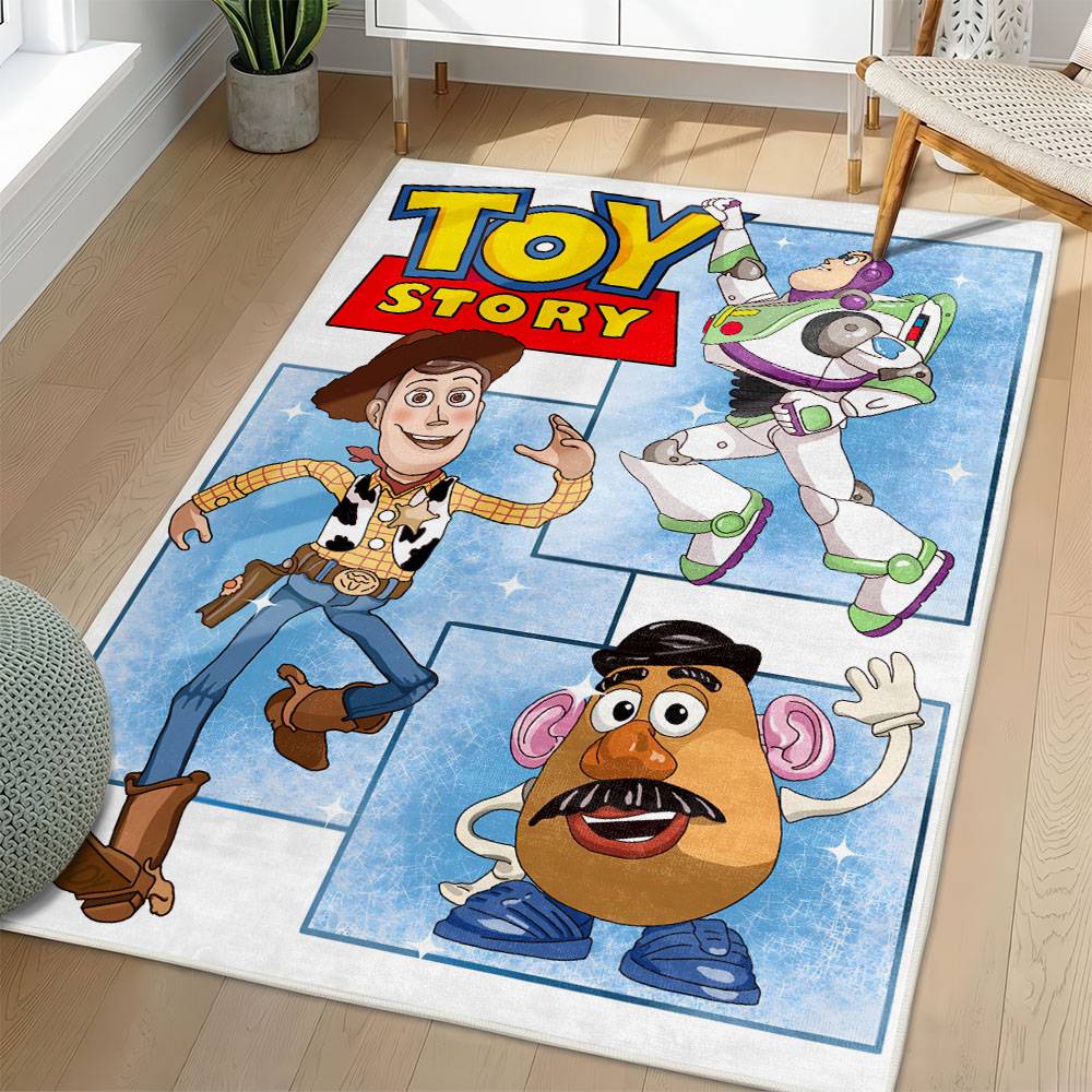 Toy Story Area Rug Non-Slip Cartoon Carpet Home Decor Gift Idea For Fans ATS58
