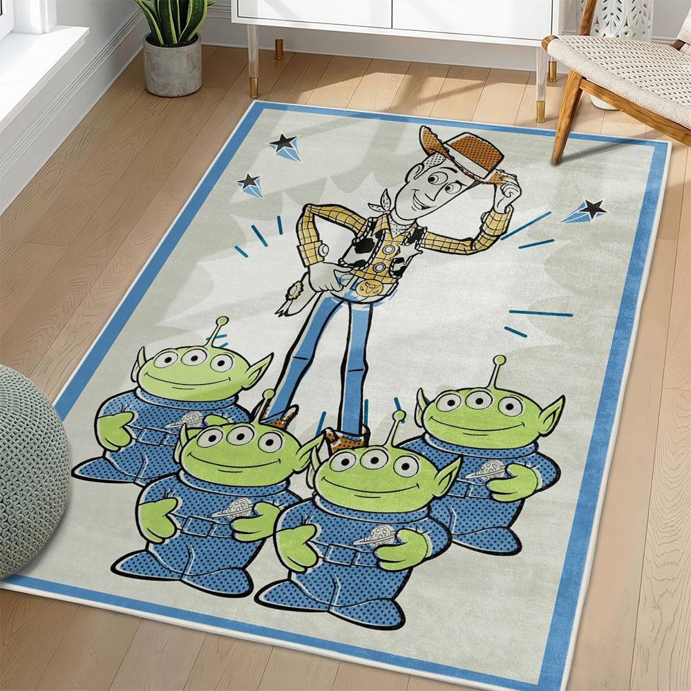Toy Story Area Rug Non-Slip Cartoon Carpet Home Decor Gift Idea For Fans ATS70