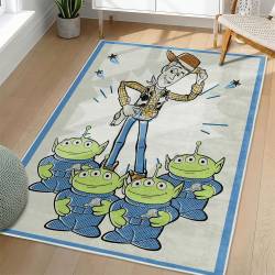 Toy Story Area Rug Non-Slip Cartoon Carpet Home Decor Gift Idea For Fans ATS70