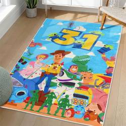 Toy Story Area Rug Non-Slip Cartoon Carpet Home Decor Gift Idea For Fans ATS73