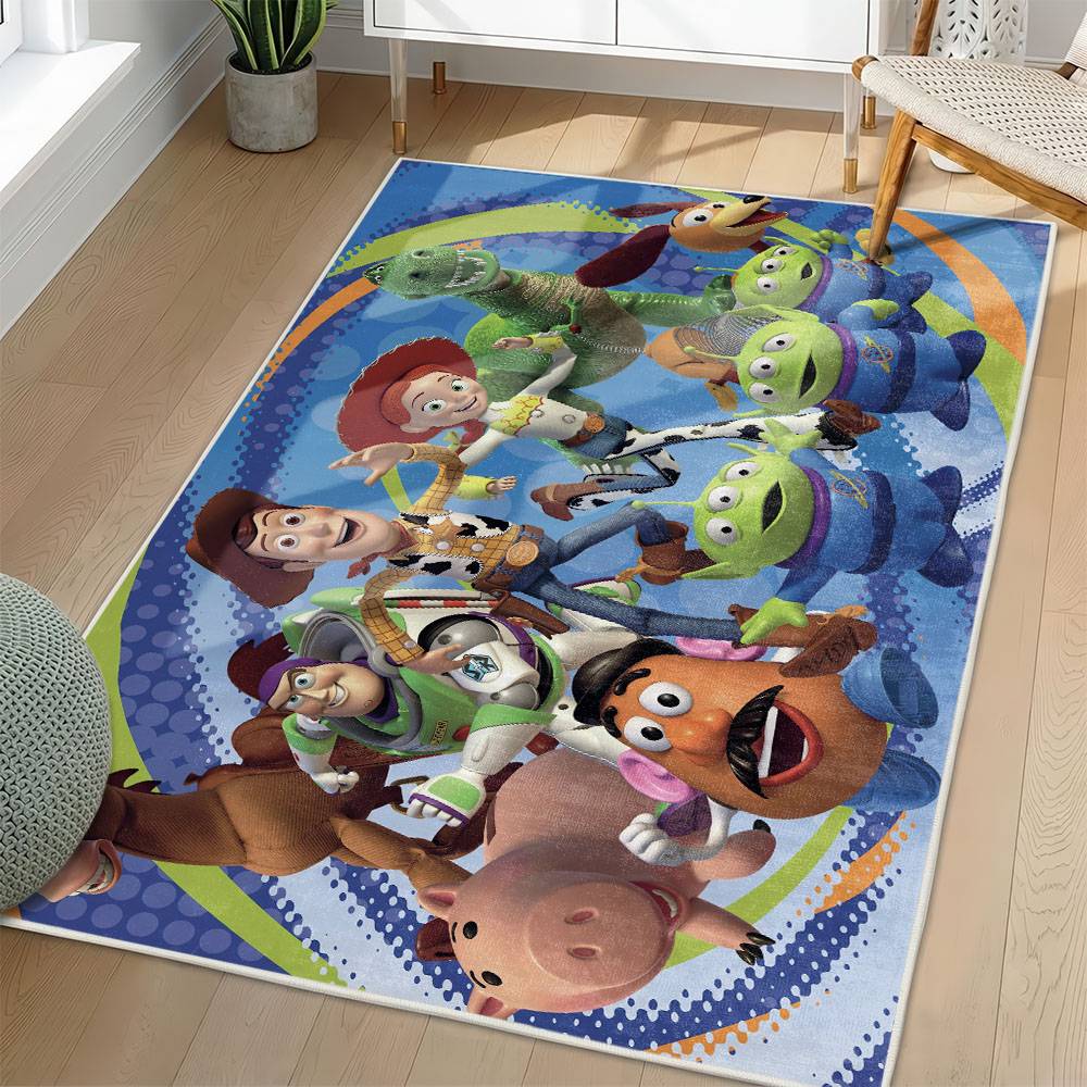 Toy Story Area Rug Non-Slip Cartoon Carpet Home Decor Gift Idea For Fans ATS75