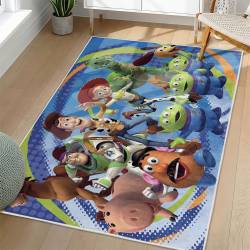 Toy Story Area Rug Non-Slip Cartoon Carpet Home Decor Gift Idea For Fans ATS75