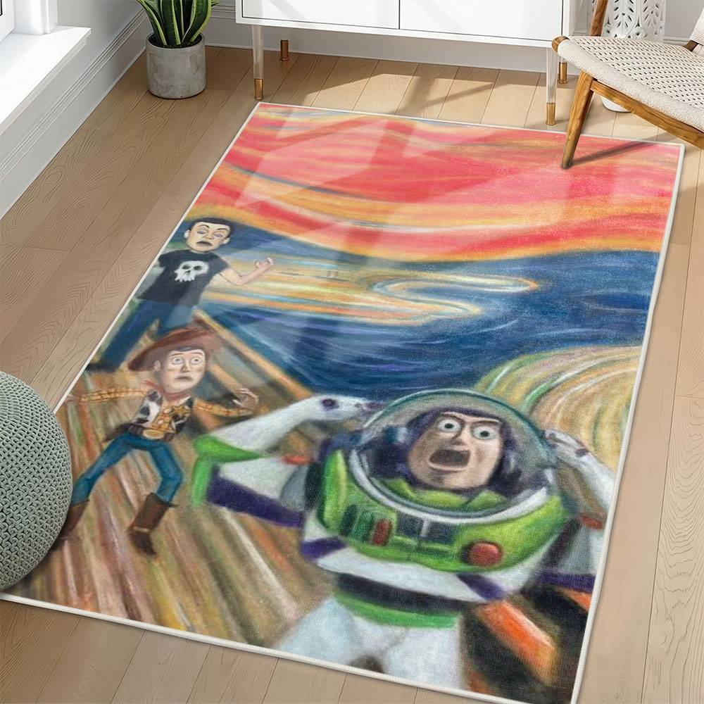 Toy Story Area Rug Non-Slip Cartoon Carpet Home Decor Gift Idea For Fans ATS79